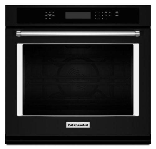 KitchenAid - 27" Built-In Single Electric Convection Wall Oven-Front_Standard 