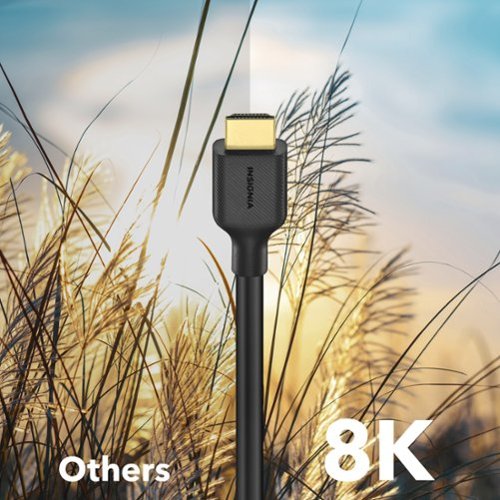 Insignia™ 6 ft. 8K HDMI Cable - Black WORLDWIDE DELIVERY