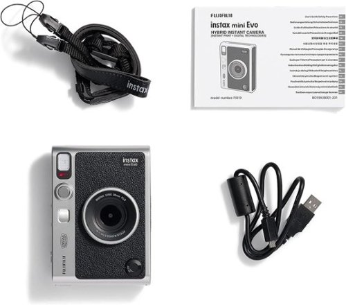 Fujifilm Instax Mini EVO Instant Camera Black 16745183 - Best Buy