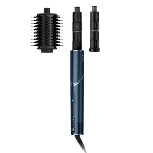 Shark - FlexStyle Air Styling & Drying System, Powerful Hair Blow Dryer and Multi-Styler - Straight & Wavy Hair - Indigo Rush