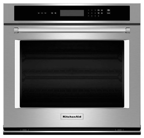 KitchenAid - 27" Built-In Single Electric Wall Oven - Stainless steel