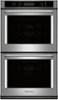 KitchenAid - 30" Built-In Double Electric Convection Wall Oven - Stainless Steel-Front_Standard 