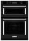 KitchenAid - 27" Single Electric Convection Wall Oven with Built-In Microwave-Front_Standard