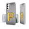 Keyscaper - MLB - Pittsburgh Pirates Linen Logo Galaxy Clear Case - S24 - Multicolor-Front_Standard