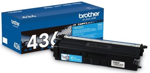 Brother - TN436C 6,500 Page-Yield Super High-Yield Toner - Cyan-Front_Standard 