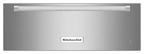 Front. KitchenAid - 30" Warming Drawer - Stainless steel.