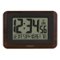 La Crosse Technology - Digital Atomic Clock with Temperature - Walnut/Black-Front_Standard