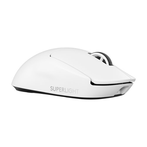Logitech - G PRO X SUPERLIGHT 2 LIGHTSPEED Lightweight Wireless Optical HERO 2 Sensor 44 000 DPI Gaming Mouse with 8K Polling - Wireless - Off-White