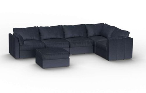 Lovesac - 6 Seats + 8 Angled Sides Corded Velvet Sactional & Lovesoft