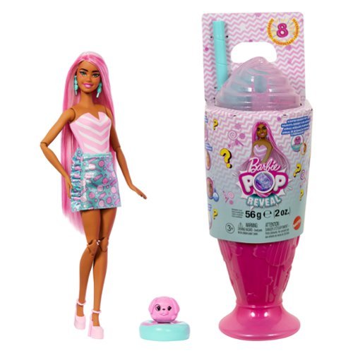 Barbie - 4.13" Pop Reveal Treat Series Sweet Swirl