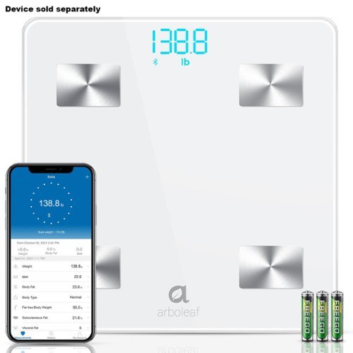 Arboleaf Scale for Body Weight - White