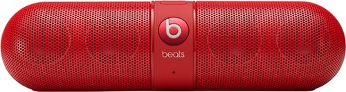  Beats by Dr. Dre - Geek Squad Certified Refurbished Beats Pill 2.0 Portable Bluetooth Speaker - Red