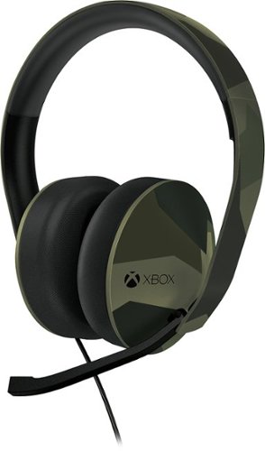  Microsoft - Xbox One Armed Forces Stereo Headset - Black