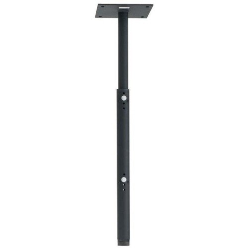 CHIEF 8" SQUARE CEILING PLATEW/ADJUSTABLE COLUMN - Black