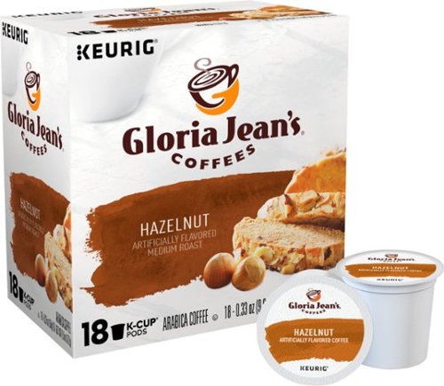  Gloria Jean's - Hazelnut Flavor K-Cup Pods (18-Pack)