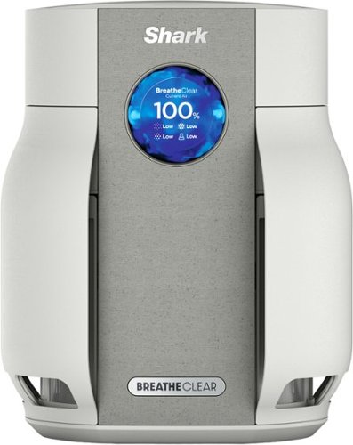 Shark - BreatheClear Compact Pro Air Purifier with NeverChange, 300 sqft - Dove