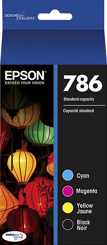  Epson - 786 4-Pack Ink Cartridges - Black/Cyan/Magenta/Yellow
