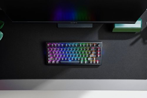 HyperX Alloy Rise 75 Wireless Mechanical Gaming Keyboard with RGB Lighting and Hot-Swappable Switches - Black BUY IN MIDDLE EAST