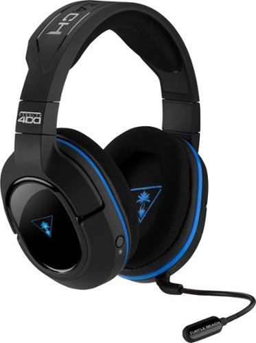  Turtle Beach - Ear Force Stealth 400 Wireless Stereo Gaming Headset for PlayStation 3 and PlayStation 4 - Black
