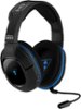 Turtle Beach - Ear Force Stealth 400 Wireless Stereo Gaming Headset for PlayStation 3 and PlayStation 4 - Black-Front_Standard