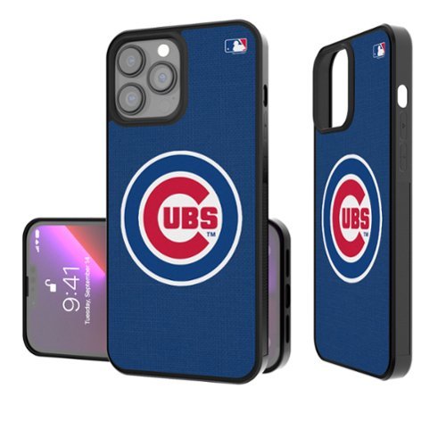 Keyscaper - MLB - Chicago Cubs Solid Design iPhone Bump Case - 16 Pro Max - Multicolor-Front_Standard 