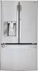LG - 29.6 Cu. Ft. French Door-in-Door Smart Wi-Fi Enabled Refrigerator - Stainless Steel-Front_Standard