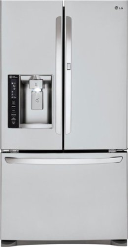  LG - 26.6 Cu. Ft. French Door, Door-in-Door Refrigerator with Thru-the-Door Ice and Water - Stainless Steel