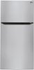 LG - 20.2 Cu. Ft. Top-Freezer Refrigerator - Stainless Steel-Front_Standard 