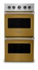Viking - 27" Built-in Electric Double Wall Oven - Golden Hour-Front_Standard