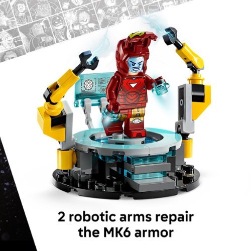 LEGO Marvel Iron Man’s Laboratory: Hall of Armor Building Toy 76315 WORLDWIDE DELIVERY