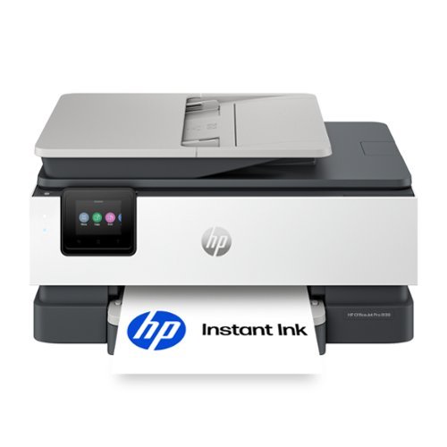 HP - OfficeJet Pro 8139 Wireless AI-Enabled All-in-One Inkjet Printer with 12 Months of Instant Ink - White
