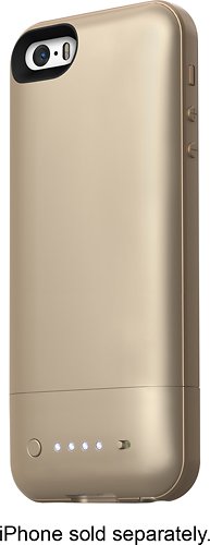  mophie - spack pack 32GB External Battery Case for Apple® iPhone® 5 and 5s - Gold
