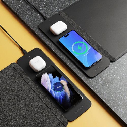 JOURNEY ALTI SLIM Wireless Charging Desk Mat - Black SHOP ONLINE
