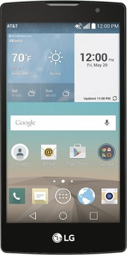  LG - Escape 2 4G with 8GB Memory Cell Phone - Black (AT&amp;T)