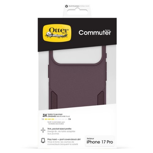OtterBox Commuter Series Hard Shell for Apple iPhone 17 Pro - Purple WORLDWIDE DELIVERY
