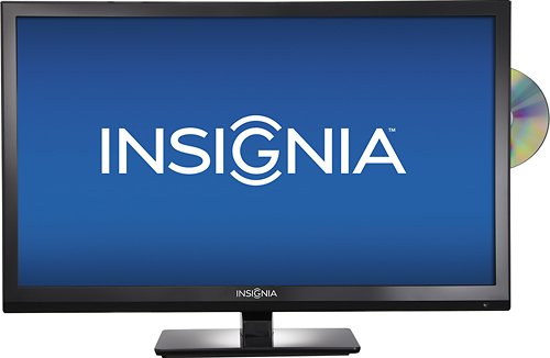  Insignia™ - 24&quot; Class (23-5/8&quot; Diag.) - LED - 720p - 60Hz - HDTV DVD Combo - Multi