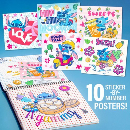 Fashion Angels : Disney Stitch Sticker By Number Set - 250+ Stickers WORLDWIDE DELIVERY