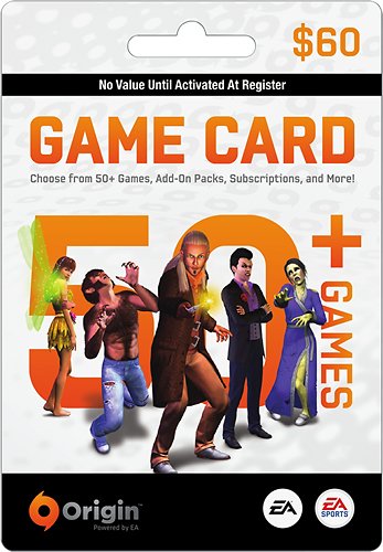  Electronic Arts - EA Origin Wallet Card ($60)