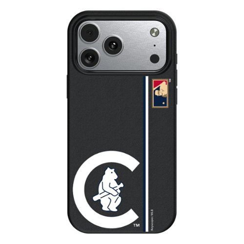 Keyscaper - MLB - Chicago Cubs 1911 Logo iPhone Magnetic Bump Case - 16 Pro Max - Black-Front_Standard 