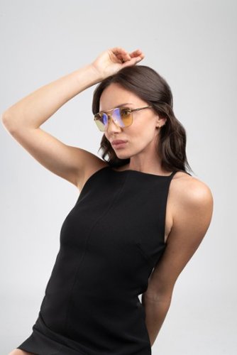 GUNNAR Mustang Computer Glasses with Blue Light Reduction, Amber Lenses - Gold WORLDWIDE DELIVERY
