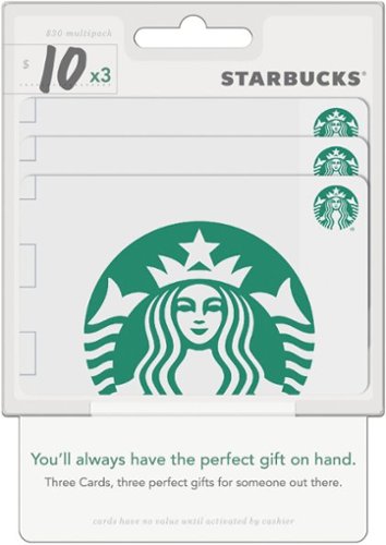  Starbucks - $10 Gift Cards (3-Pack)