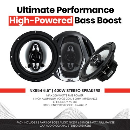 BOSS Audio NX654 Onyx 6.5