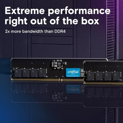 Crucial Micron 64GB (2 x 32GB) DDR5 SDRAM Memory Kit For Computer