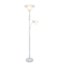 Elegant Designs - 2 Light Mother Daughter Floor Lamp - White Marble Glass-Front_Standard