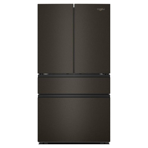  Whirlpool - 36 in. Wide 30 cu. ft. Family-Sized Capacity French Door Refrigerator with Flexible Temperature Drawer - Print Resist Blk Stnlss
