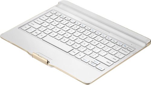  Bluetooth Keyboard Case for Samsung Galaxy Tab S 10.5 - Dazzling White