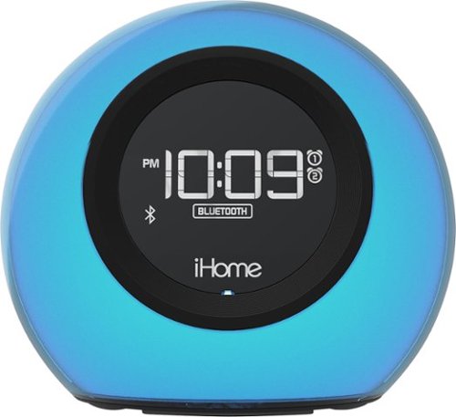  iHome - Bluetooth FM Dual-Alarm Clock Radio - Black