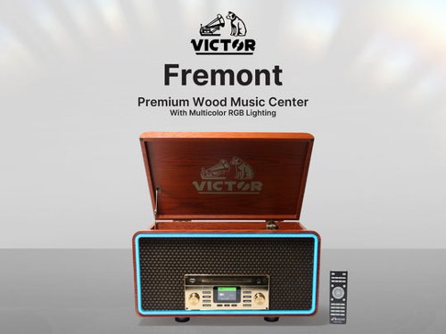 Victor Audio Victor Fremont Music System Mahogany - Best Buy
