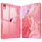 Kitcheniva - Protective Clear Case For iPad (A16) 11th 11” 2025/iPad 10th 2022 Shockproof Cover 10.9” - Marble Pink-Front_Standard