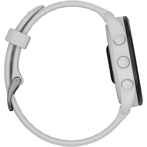Garmin Forerunner 165 Music GPS Smartwatch 43 mm Fiber-Reinforced Polymer - Gray/Whitestone WORLDWIDE DELIVERY